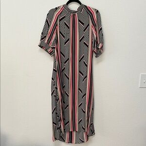 Anthropologie Sheath Midi Dress with Raglan Sleeves